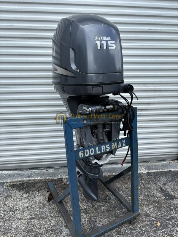Used 2007 Yamaha Four Stroke 115HP 115 HP Outboard Motor F115TXR - Image 8