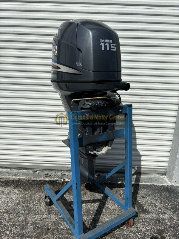 2008 Used Yamaha 115HP Four Stroke F115TLR Outboard Motor - Image 3