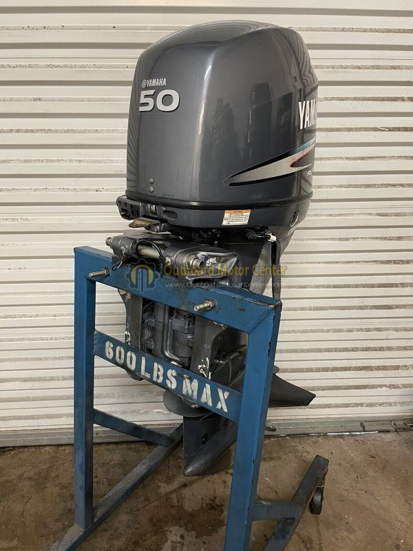 Used 2008 Yamaha Four Stroke 50HP 50 HP Outboard Motor F50TLR - Image 2