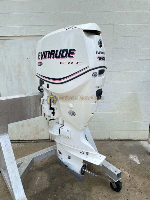 2009 Used Evinrude E-TEC 150HP 150 HP Two Stroke Outboard Motor - Image 3