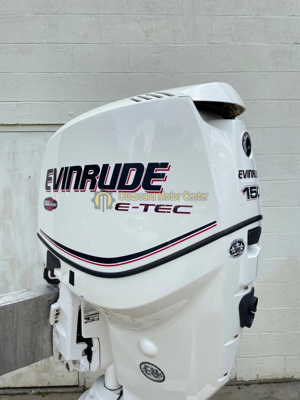2009 Used Evinrude E-TEC 150HP 150 HP Two Stroke Outboard Motor - Image 4