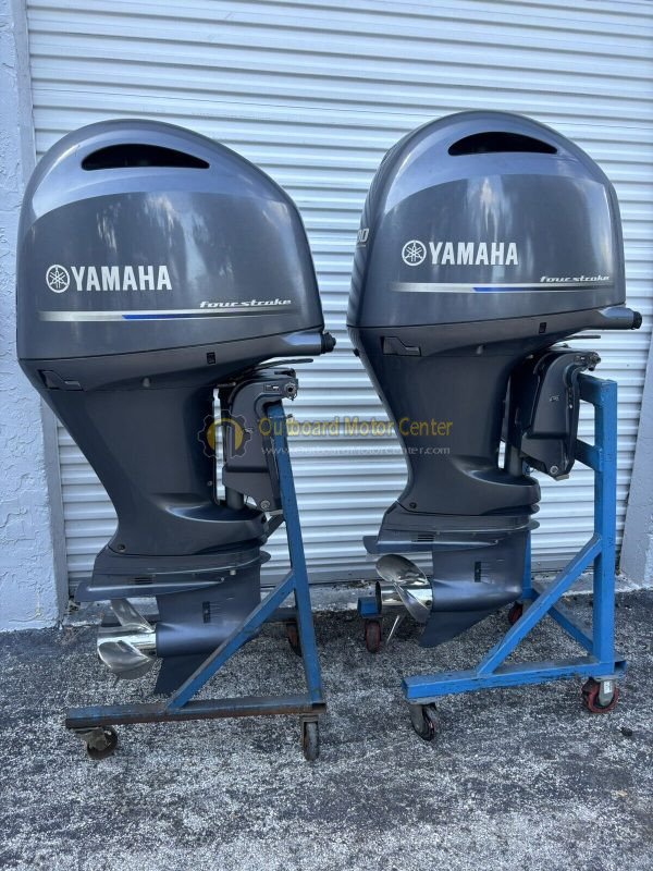 Used 20017 Pair Yamaha 200HP Four Stroke Outboard Motor - Image 2