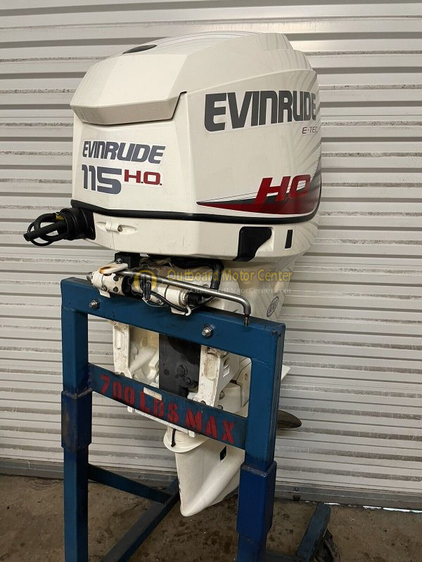 2018 Used Evinrude Two Stroke 115HP 115 HP Outboard Motor - Image 6