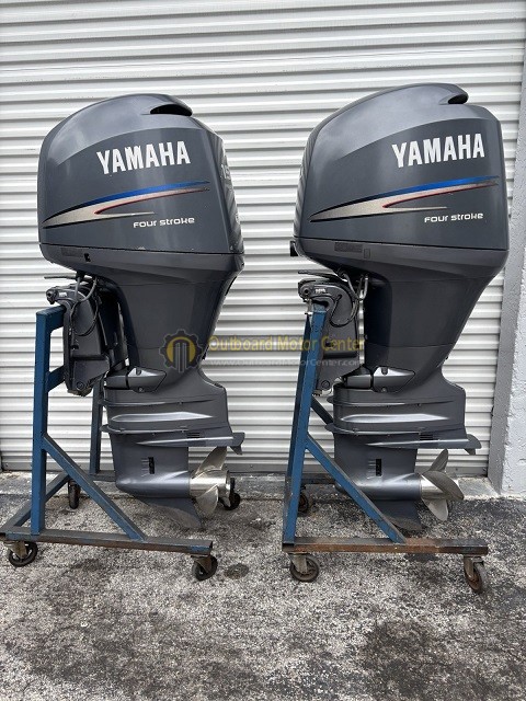 Pair 2007 Yamaha 150hp Four Stroke Outboard Motors - Image 3